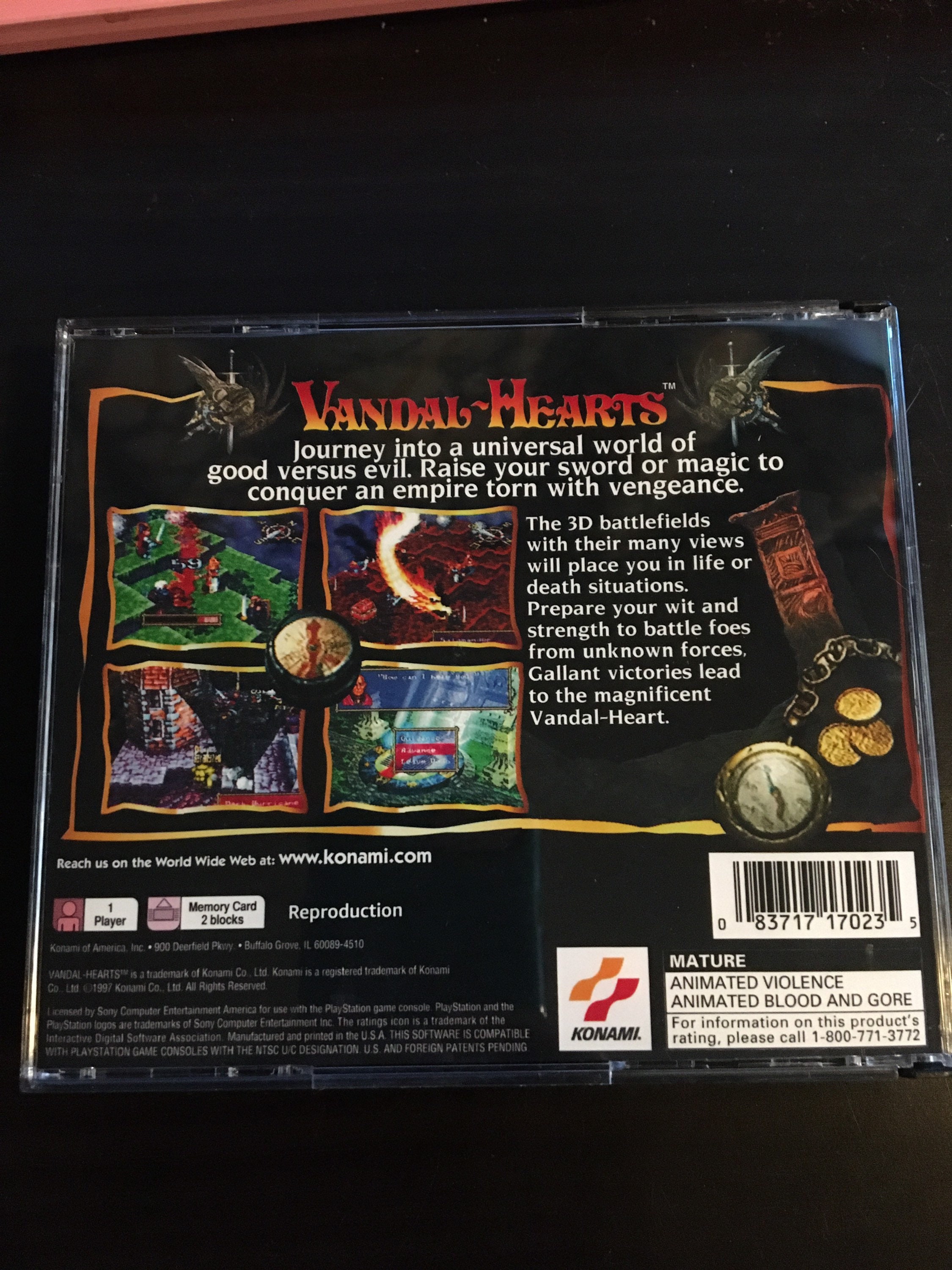 Vandal hearts d'occasion - Jeux vidéo Vandal hearts d'occasion - Jeux vidéo