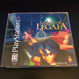 Legend of Legaia PS1 RPG Reproduction Case