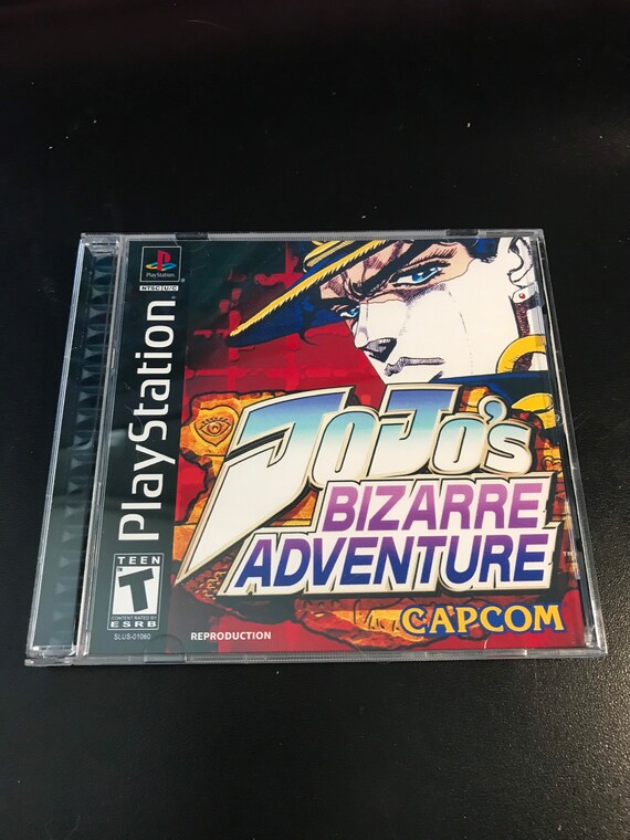Jojos Bizarre Adventure Ps1 Reproduction Case Etsy