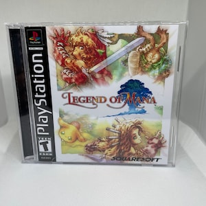 Legend of Mana PS1 RPG Reproduction Case