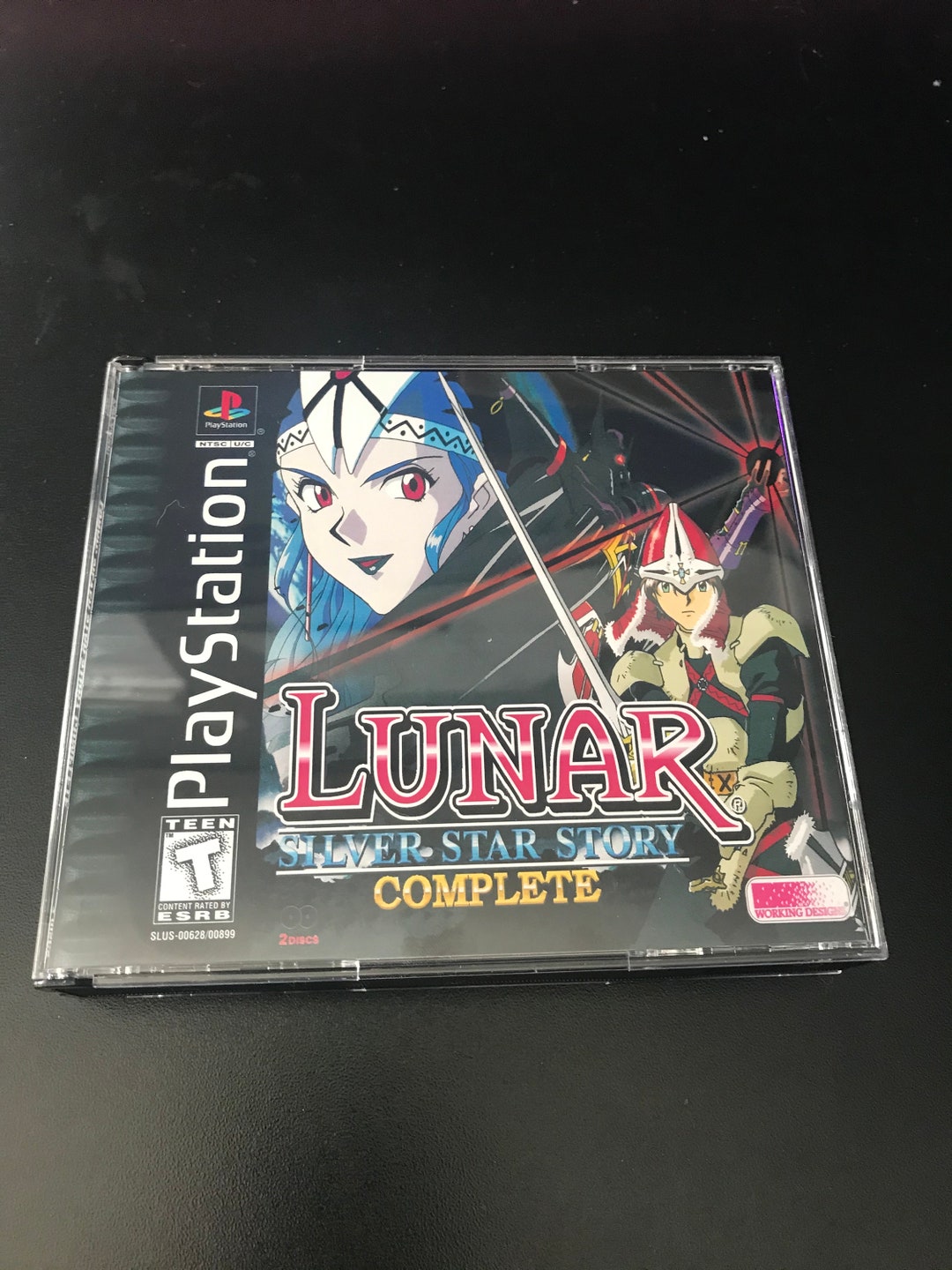 Lunar Silver Star Story Fan Art Edition PS1 Reproduction Case Etsy