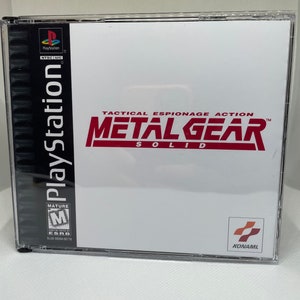 Metal Gear Solid Series PS1 Reproduction Case
