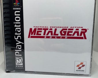 Metal Gear Solid Series PS1 Reproduction Case