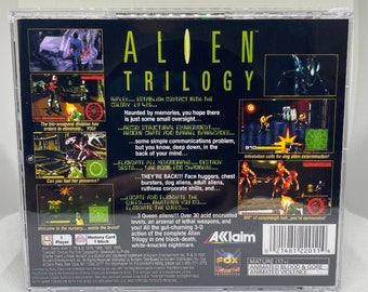 Alien Trilogy PS1 Reproduction Case