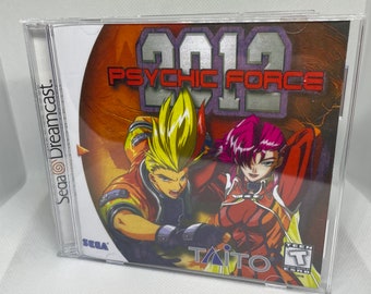 Psychic Force 2012 Dreamcast Reproduction Case