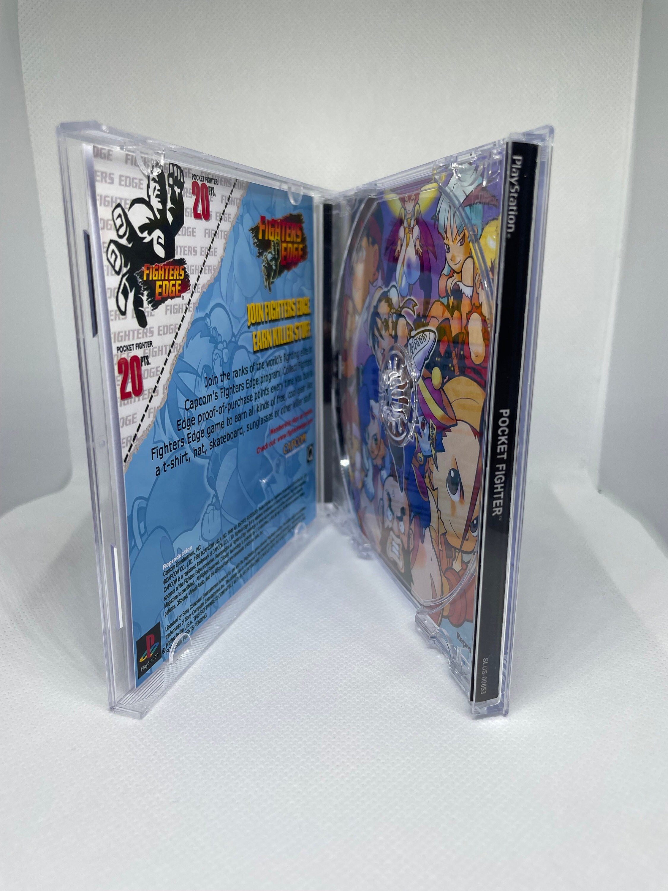 POCKET FIGHTER - PLAYSTATION ONE - AKUMA ATÉ ZERAR