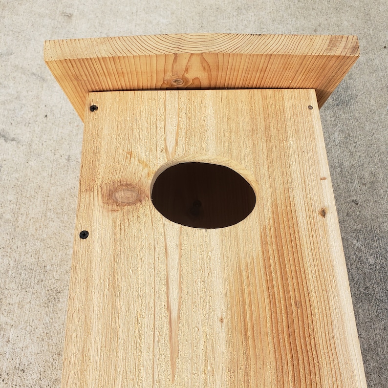 Wood Duck Nest Box Cedar Wood Nesting Box for Wood Ducks Mergansers