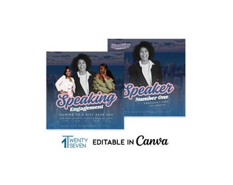 Plantilla de volante para conferencia: Promoción de conferenciantes en eventos (descarga digital)