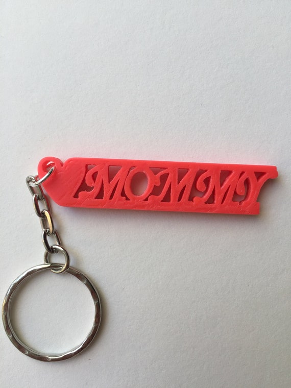 3d Printed Name Keychain Personalised Keyring Keychain for Etsy