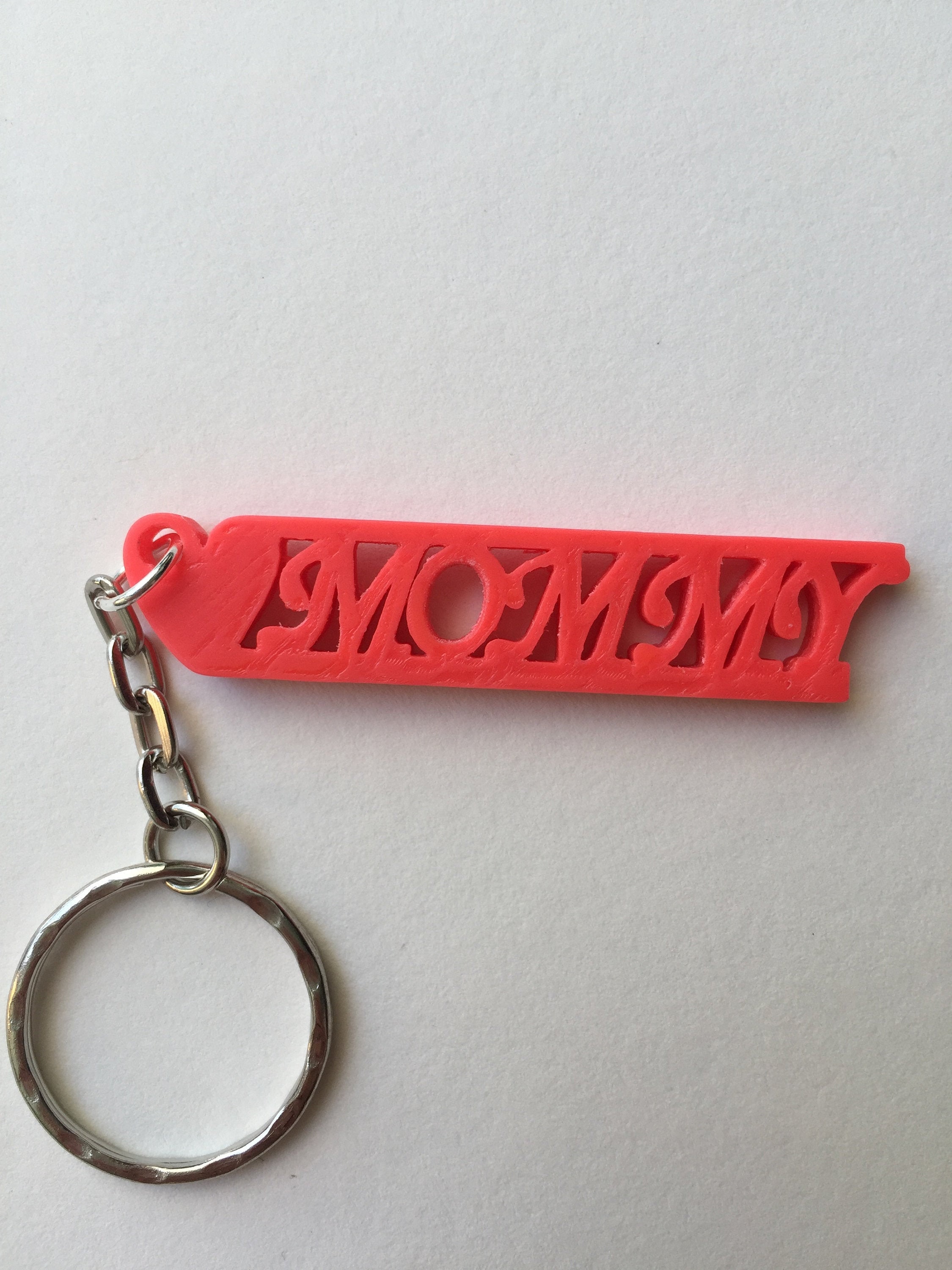 3d printed Name keychain Personalised keyring Keychain for Etsy
