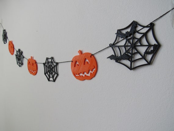 3D Printed Halloweenhalloween Garland Spooky Halloween 3D - Etsy