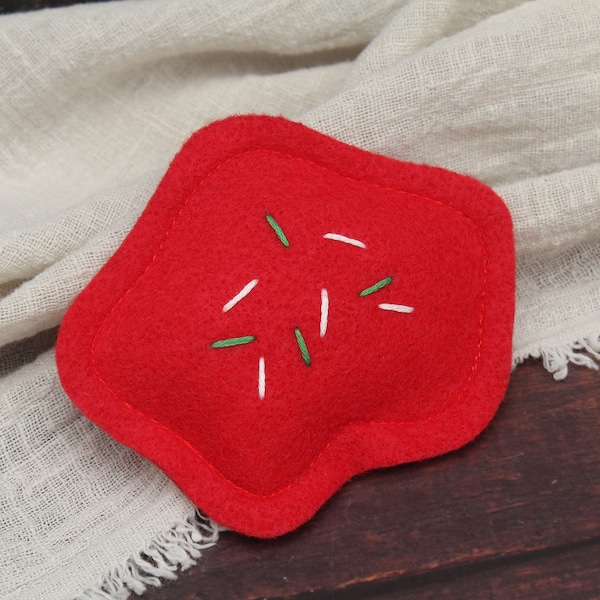 Felt Food Play Red Pasta Sauce, Pretend Play Food, Toy Kitchen Foods, Kids Toy,  Play Restaurant, Educational Toy