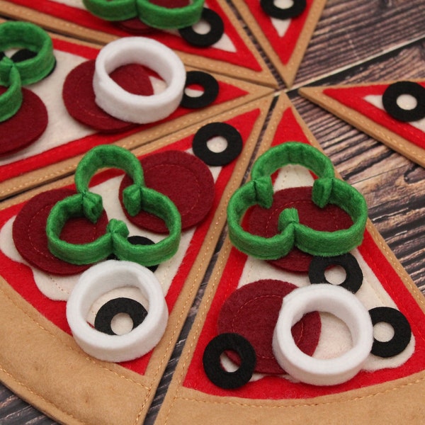 Felt Food Pizza, Pretend Play Food