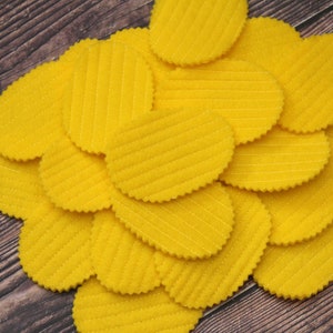 Felt Food Play Potato Chips, Set of 5, Pretend Play Food, Toy Kitchen Foods, Play Restaurant, Educational Toy, Imagination Play image 3