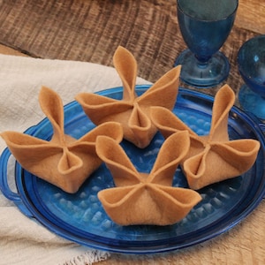 Felt Food Play Crab Rangoon, Set of 2, Pretend Play Food