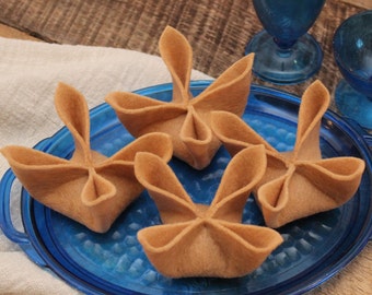 Felt Food Play Crab Rangoon, Set of 2, Pretend Play Food