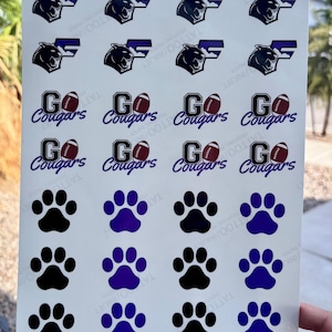 Custom Team Spirit Tattoos | Temporary Tattoos | School Spirit