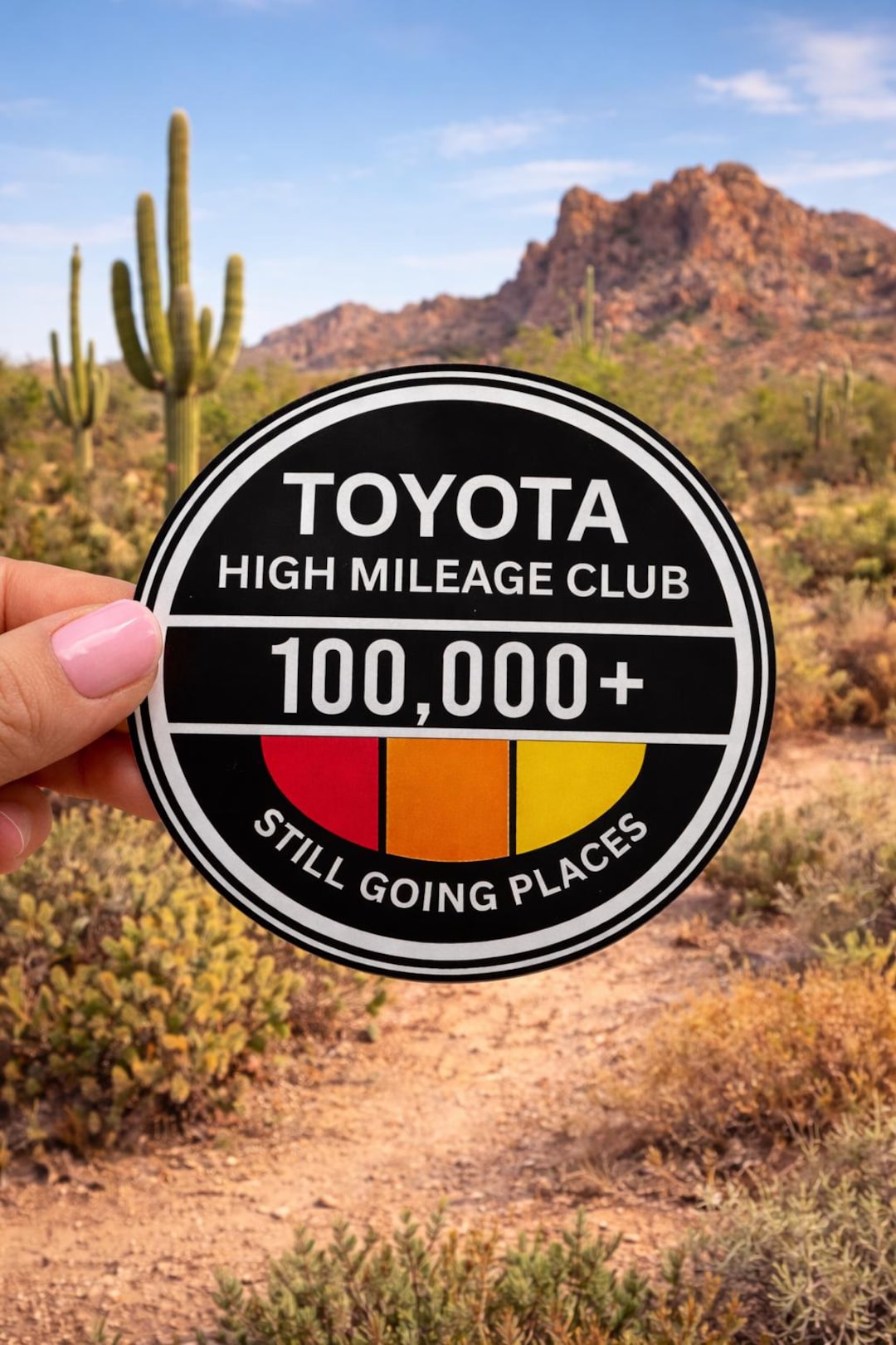 Toyota High Mileage Club Sticker | 100,000+ Miles | Still Going Places ...