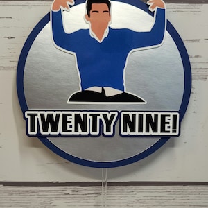 schmidt 29 Cake Topper -3D / Cupcake Toppers