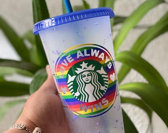 Confetti color changing Starbucks | Pride Starbucks Cup | summer cups