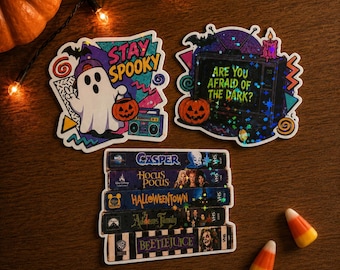 90's Halloween Stickers