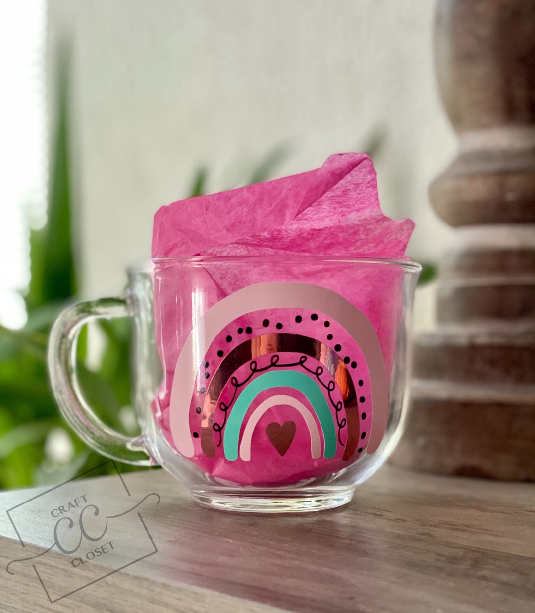 Rainbow Coffee Mug Clear Mug Coffee Lover Mama Mug Etsy