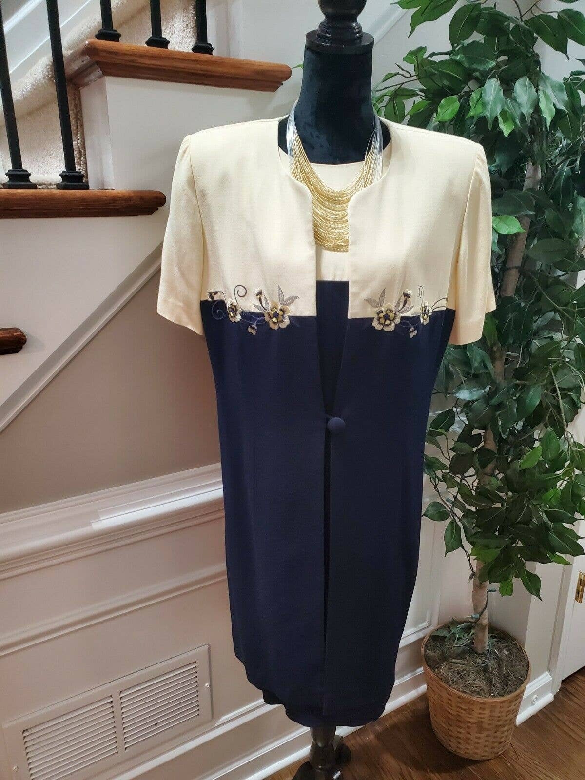 SL Fashions Vintage Women's Blue 