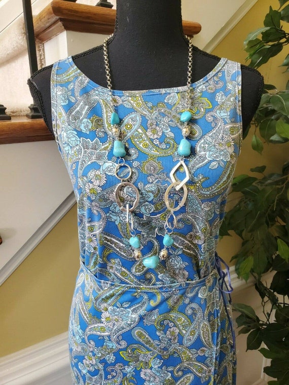 Polyester spandex cheap wrap dress