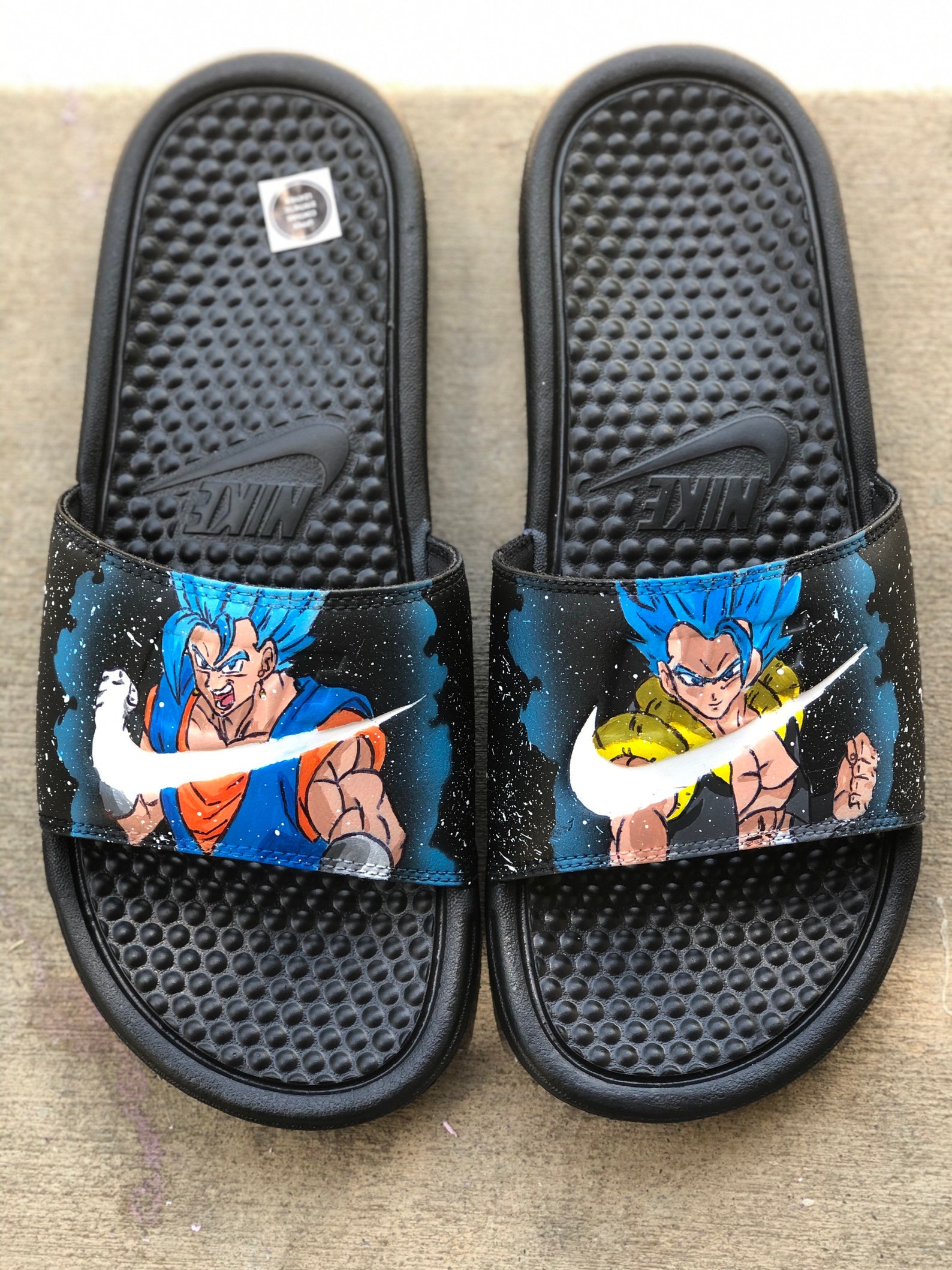 Dragon Ball Character Nike Slides Etsy