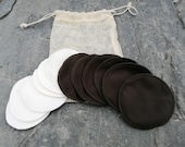 Bamboo Soft Cotton Makeup Pads Storage Bag - Wash Bag -Face Pads -Cleansing -Makeup Remover- Rounds -Cloths -Eco -Zero Waste - gift
