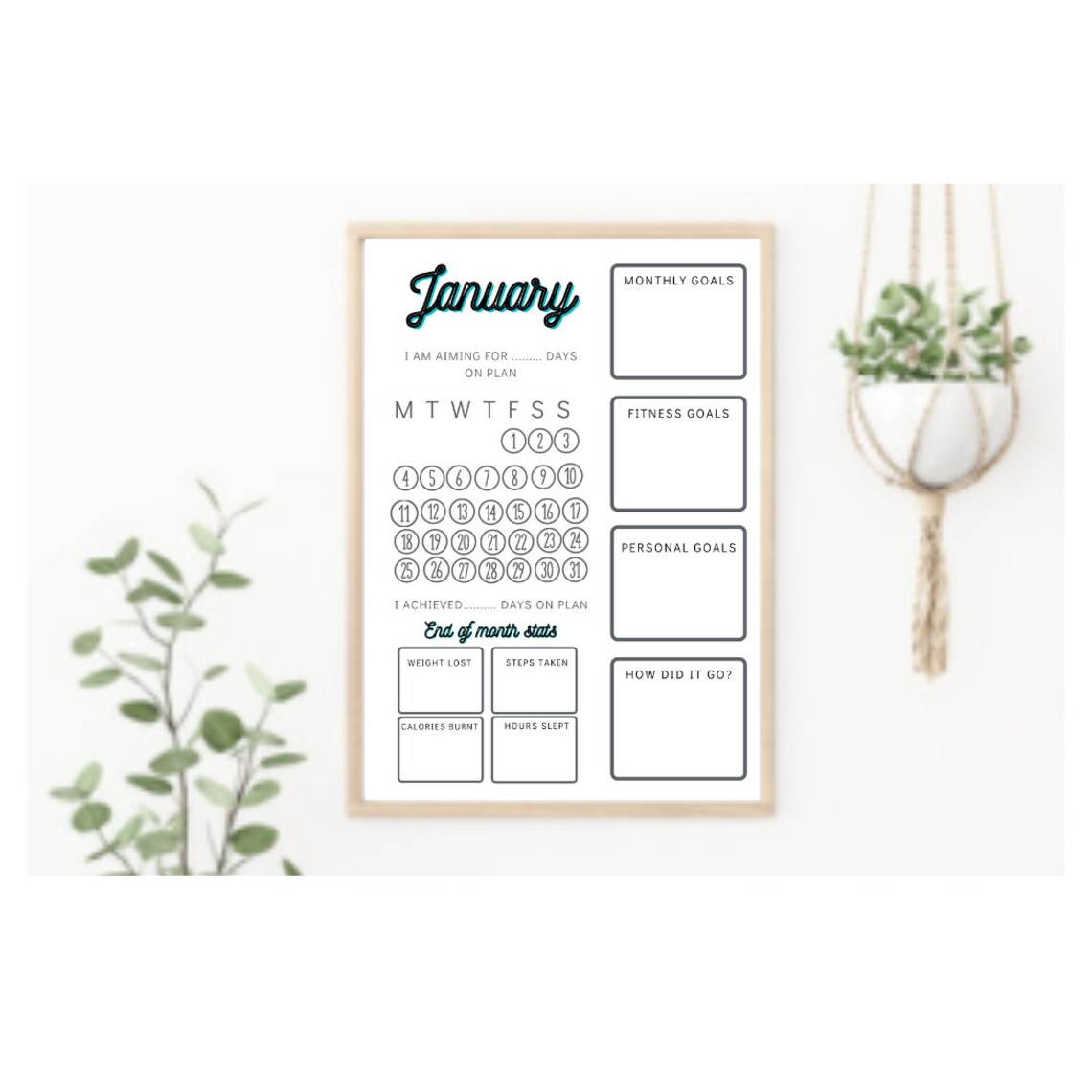 WEIGHT LOSS JOURNAL Slimming World 2021 On Plan Calendar | Etsy