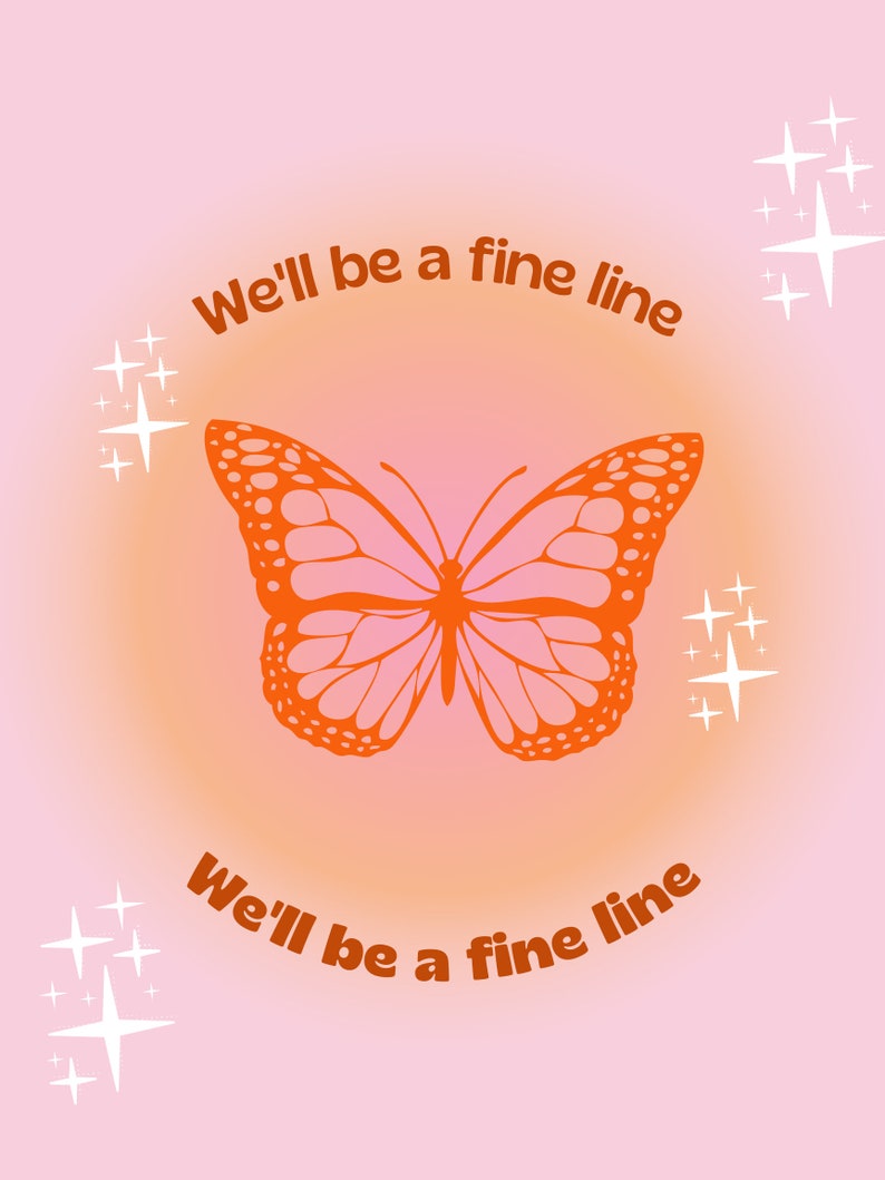 Harry Styles Fine Line Lyrics Poster Digital Download Etsy