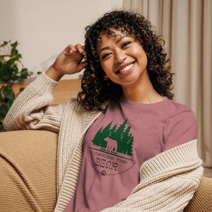 I Choose The Bear T-Shirt | Women&#39;s Tee | Man Vs. Bear Debate
