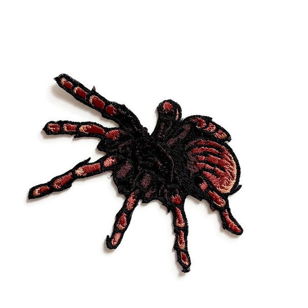Spider patch, Goth, Minimalist Punk Patch, Jacket Patch, Large iron on patch
