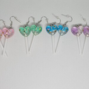 Heart Lollipop Earrings