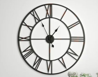 Oversized Wall Clock Etsy
