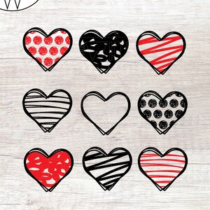 Heart SVG | Handdrawn Heart SVG | Valentine Heart SVG | Heart Svg Files | Heart Clipart | Heart Vector | Heart Shape | Heart Svg Bundle
