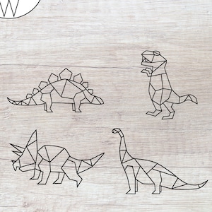 Geometryczny dinozaur SVG | | SVG dinozaurów projekt dinozaurów SVG | Geometryczne | dinozaurów png Pliki Svg dla Cricut | | wzorów Svg Svg Dla Cricut