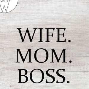 Mama Frau Boss SVG | Mama Boss SVG | Muttertag SVG | Mama Frau Boss Png | Svg Designs | Svg-Dateien für Cricut | Mama Boss Zitat | Svg-Schnittdatei