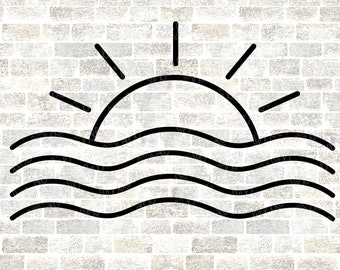 Ocean Sun Summer Etsy