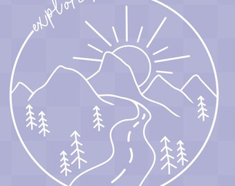 Découvrez d'autres images PNG SVG Aventure en montagne, clipart nature (téléchargement numérique)