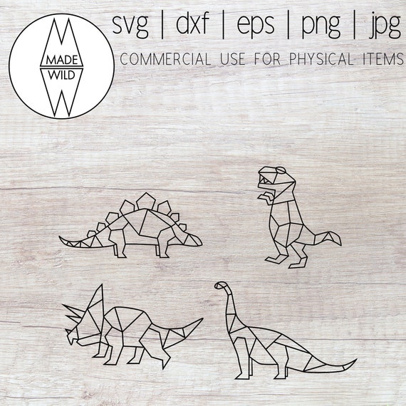 Download Geometric Dinosaur Png Svg Files For Cricut Svg Designs