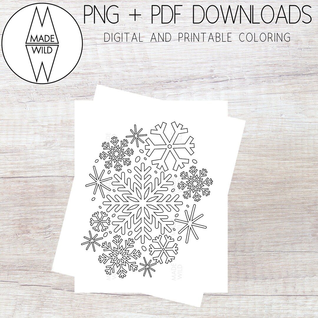 Snowflake Coloring Pages - Mom. Wife. Busy Life.