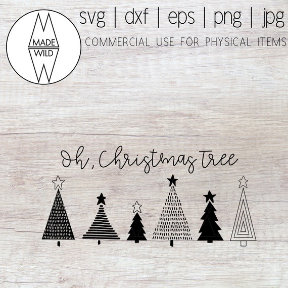 Download Oh Christmas Tree Design Svg File For Cricut