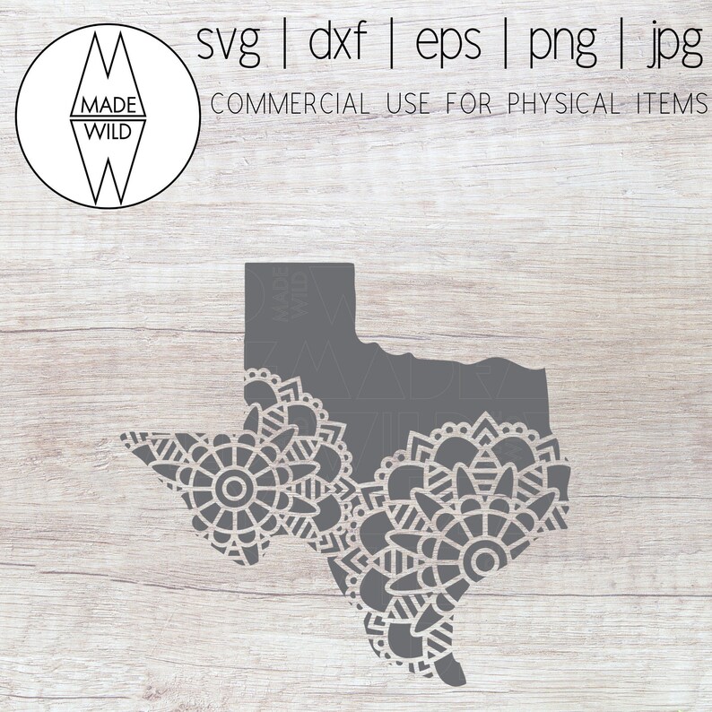 Download Texas Mandala SVG Mandala SVG Texas SVG Mandala Design | Etsy