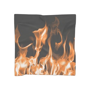 Orange Flames Scarf