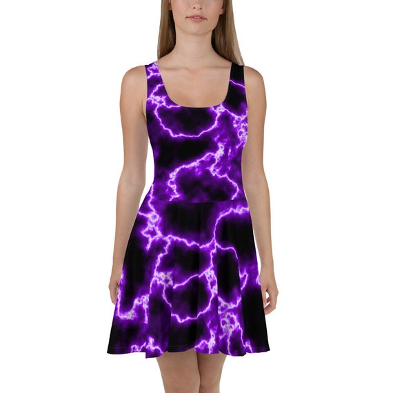 Blood Spray Round Neck Sleeveless Skater Dresses Blood Spray Round Neck Sleeveless Skater Dresses