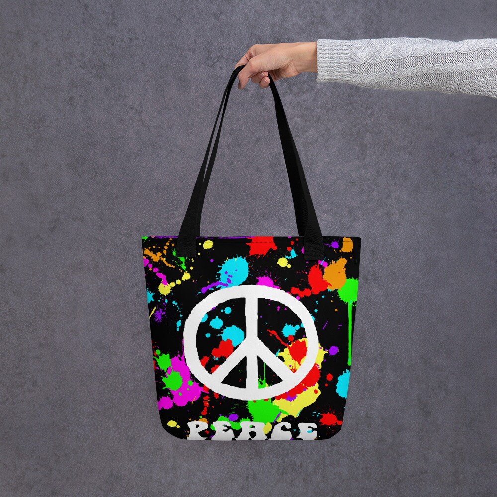 Peace Tote Bag Etsy