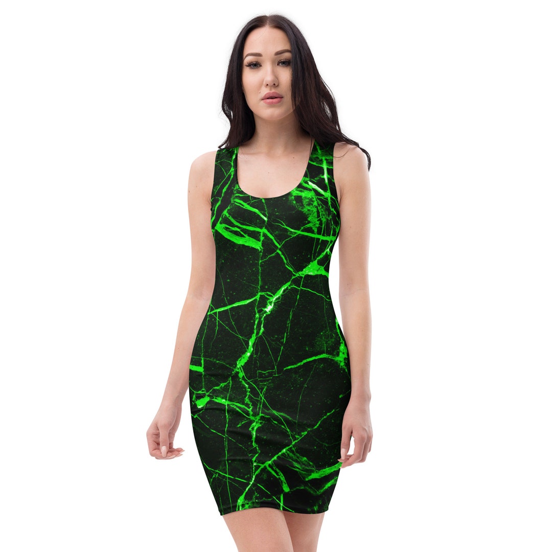 green emerald velvet dress Marble Dreaming Green Marble Midi Dress