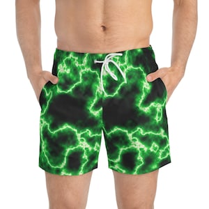Groene Lightning-zwembroek
